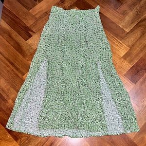 H&M Green Maxi Skirt